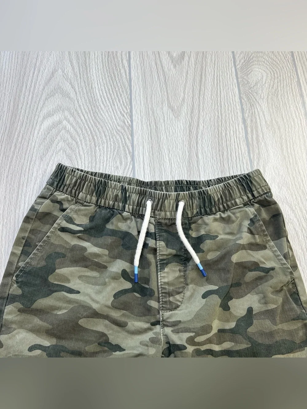 Gap Kids Easy Pull-On Camouflage Shorts Green Youth XL